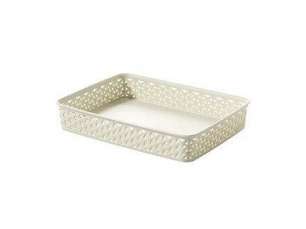 Korpa za hleb i voće 36x26cm Ratan krem Curver