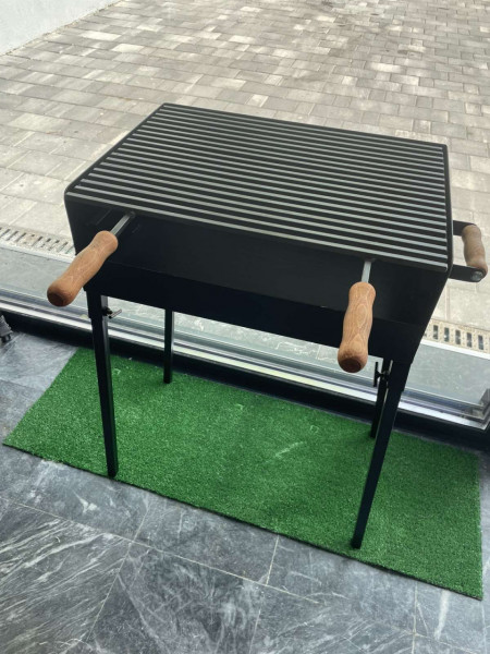 Roštilj Demos na ćumur 55x33cm sa čeličnom rešetkom - Img 2