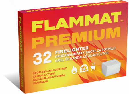 Kocke za potpalu bez mirisa 32/1 FLAMMAT PREMIUM