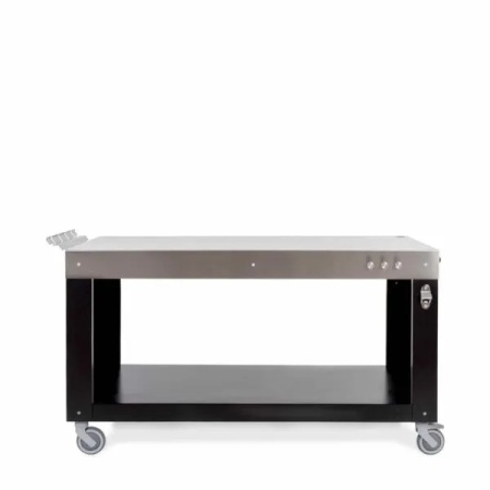 Peć za pizzu Alfa Forni DOLCE VITA 4 pizze na gas i drva - sa inox stolom 160cm - Img 3