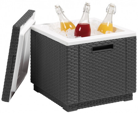Tabure frigo Ice cube - Grafit/Siva