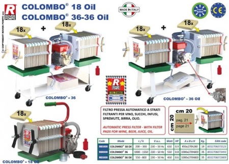Colombo 36 za ulje (Oil Inox)