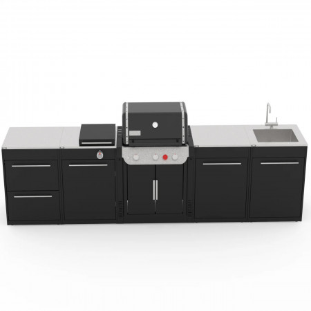Modul sa 2 fioke - donji kuhinjski element Weber - Img 2