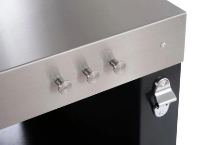 Peć za pizzu Alfa Forni DOLCE VITA 4 pizze na gas i drva - sa inox stolom 160cm - Img 4