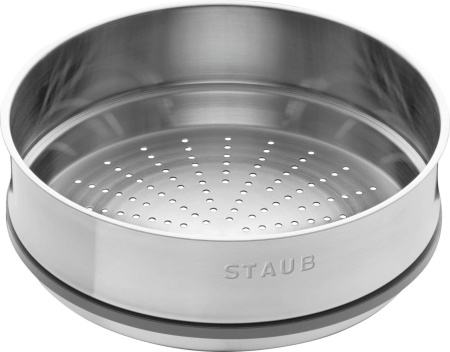 STAUB okrugla gusana posuda Cocotte 24cm - siva boja  - Img 6