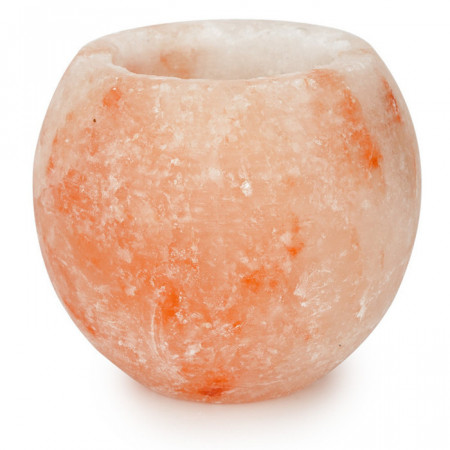Svećnjak od himalajske soli u obliku lopte