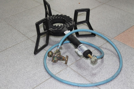 Plinski gorionik komplet sa ventilom, crevom i regulatorom - gusani