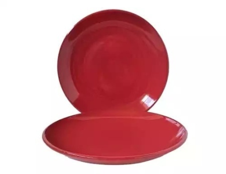 ETNO Tanjir okrugli 32 cm crveni