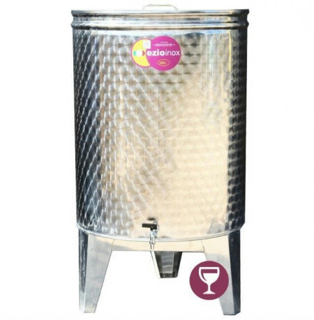 bure za vino ezio inox italija 320l