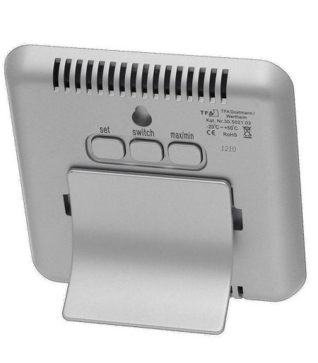 Digitalni vlagomer TFA 30.5021.02 STILE sivi okvir