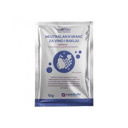 Kvasac univerzalni VINOFERM Basic bayanus 10gr - 10 kesica