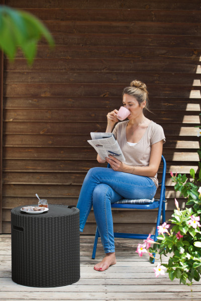 Tabure Frigo Cool Stool 39L - Braon - Img 2