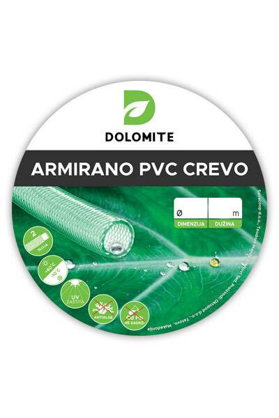 Baštensko armirano crevo 1/2C 25M - zeleno Dolomite