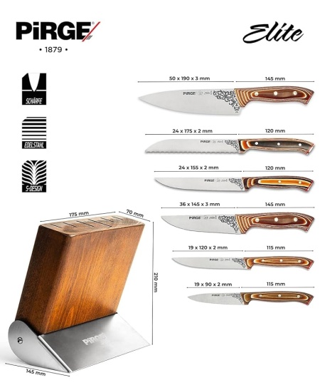 Serija noževa Elite Pirge