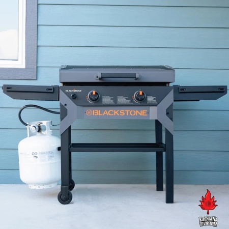 Plinski roštilj Iron Forged 28″ (71 cm) sa ravnom pločom i poklopcem – BLACKSTONE - Img 6