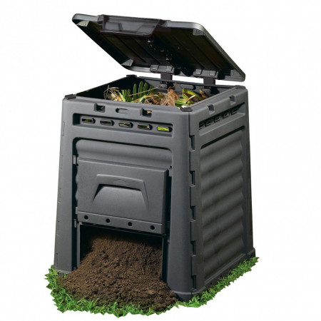 Komposter Eco 320L (bez baze) - Crn