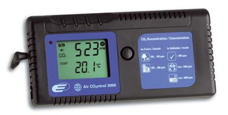 Kontrolni merač CO2 „AIRCO2NTROL 300“ sa alarmom i memorijom