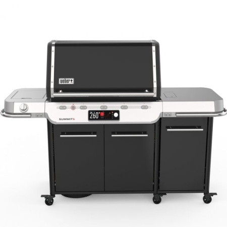 Plinski roštilj Weber Summit FS38X SMART BLACK sa 5+1 gorionik i bočnim kuvalom