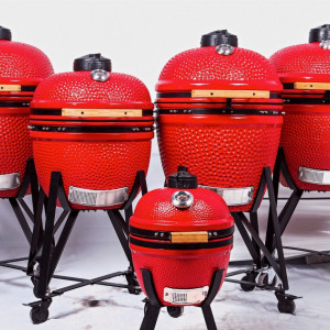 Keramički roštilj Kamado Bono Minimo 40cm - Red - Img 2