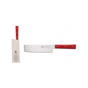 Set nož Nakiri + magnetno postolje Berti Insieme 2012 - crvena drška