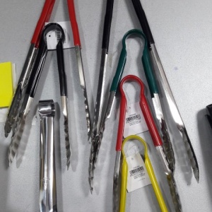 Hvataljka za roštilj 30cm Inox Contacto - crvena drška - Img 2