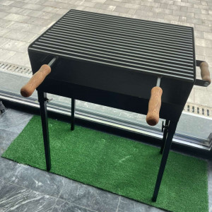 Roštilj Demos na ćumur 55x33cm sa čeličnom rešetkom - Img 2