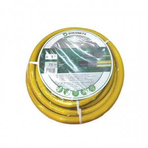 Baštensko armirano pvc crevo 1" 50M - žuto/zeleno