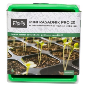 Mini rasadnik PRO 20 sa odvodom vode 22x24x9cm Floris