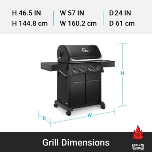Broil King Crown 490 dimenzije