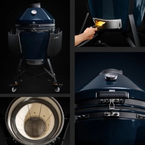 Keramički roštilj Kamado Bono EVO GRANDE 64cm - plava boja - Img 2