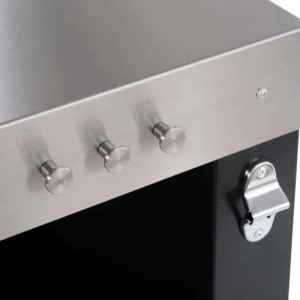 Peć za pizzu Alfa Forni DOLCE VITA 4 pizze na gas i drva - sa inox stolom 160cm - Img 4