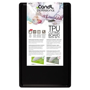 Daska za sečenje 380x250x4mm CandL profesionalna - crna