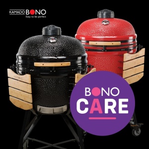 Keramički roštilj Kamado Bono Media 52cm sa dodatnom opremom - crvena boja - Img 7