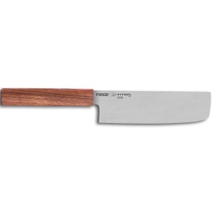 Nož Pirge 12106 Nakiri TITAN EAST za povrće - drvena drška 16cm