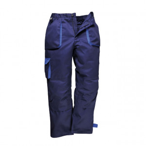 Radne pantalone postavljene Contrast teget plave - Monsun