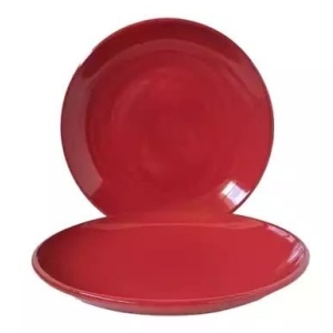 ETNO Tanjir okrugli 32 cm crveni