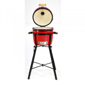 Keramički roštilj Kamado Bono Minimo 40cm - Red - Img 5