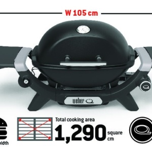 Plinski roštilj Weber Baby Q1200N Premium