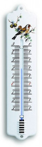 Termometar analogni 122010 spoljni/unutrašnji sa ptičijim motivom TFA