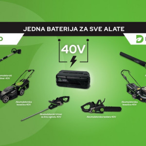 Akumulatorski duvač za lišće 40V ZE40BW12 Dolomite - Img 2