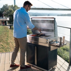 Bočna polica za postolje roštilja EG Home X - INOX
