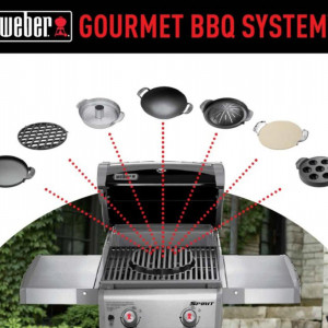 Gourmet BBQ sistem - kamen ploča za pizzu Weber - Img 2