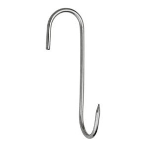 Kuka za meso bočna Inox 180 x 7 mm