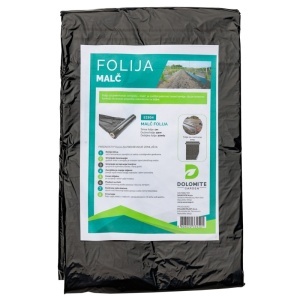 Malč folija crna 20mic 1m x 50m Floris
