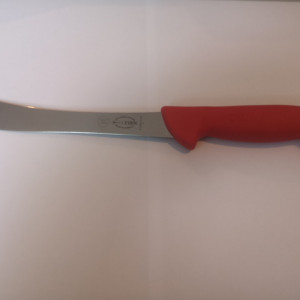 Mesarski nož za opsecanje 18cm Dick Ergo Grip crvena drška