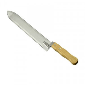 Nož za otvaranje saća 42cm, nazubljen sa jedne strane Inox
