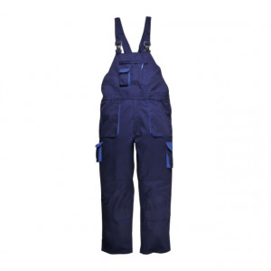 Radne pantalone postavljene sa tregerima teget plave Contrast - Monsun