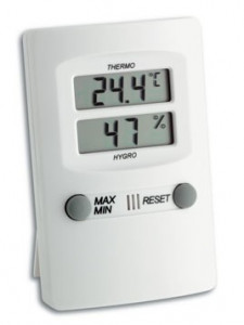 Termometar digitalni 305000 higrometar MIN-MAX beli