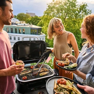 Električni roštilj Compact Lumin 2000 Black Weber sa postoljem - Img 7