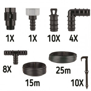 Kap po kap - Set za bašte sa tajmerom za 25m2 KIT MY FARM - Img 2